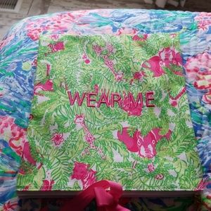 Lilly pulitzer wash me wear me bag